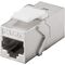 Keystone-Modul RJ45-Kupplung CAT 6A, STP- VPE: 1