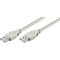 USB 2.0 Hi-Speed-Kabel 1,8 m, grau, 1.8m- VPE: 10