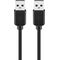 USB 2.0 Hi-Speed-Kabel 1,8 m, schwarz, 1.8m- VPE: 10