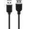 USB 2.0 Hi-Speed-Verlängerungskabel, schwarz, 5m- VPE: 10