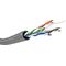 CAT 6 Netzwerkkabel, U/UTP, grau, 100m- VPE: 1
