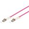 LWL Kabel, Multimode (OM4) Violett, 2m- VPE: 1