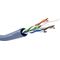CAT 6A Netzwerkkabel, U/UTP, blau, 50m- VPE: 1