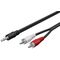 Audio Adapterkabel AUX, 3,5 mm Klinke zu Stereo Cinch-Stecker, 20m- VPE: 1