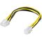PC Stromkabel/Stromadapter ATX12 P4, 4 Pin zu 8 Pin, 0.2m- VPE: 1
