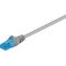 CAT 6A Patchkabel, U/UTP, grau, 3m- VPE: 1