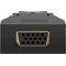 DisplayPort™-/VGA-Adapter 1.1, vergoldet, Schwarz- VPE: 1