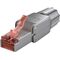 CAT 6 feldkonfektionierbarer RJ45-Stecker, STP geschirmt- VPE: 1