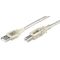 USB 2.0 Hi-Speed-Kabel, transparent, 1.8m- VPE: 1