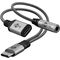 Adapter USB-C™ auf USB-C™ und Klinke, 3,5 mm AUX- VPE: 1