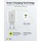 USB-C™ PD GaN Dual-Schnellladegerät (30 W) weiß, weiß- VPE: 1