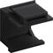 Keystone-Abdeckung (4-er Pack), schwarz, Schwarz- VPE: 1