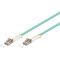 LWL Kabel, Multimode (OM3) Aqua, 2m- VPE: 1