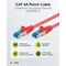 CAT 6A Patchkabel, S/FTP (PiMF), rot, 1m- VPE: 1