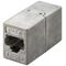 RJ45 Modularkupplung/Verbinder, CAT 6, Vollmetallgehäuse- VPE: 1