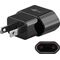 Reiseadapter Eurostecker auf USA/Japan, schwarz- VPE: 1