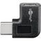 Adapter USB-C™ auf USB-C™ 90°, schwarz- VPE: 1