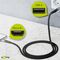 Micro-USB-auf-USB-A-Textilkabel mit Metallsteckern (spacegrau/silber), 1 m, 1m- VPE: 1