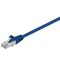 CAT 5e Patchkabel, F/UTP, blau, 0.5m- VPE: 1
