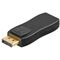DisplayPort™-auf-HDMI™-Adapter 1.1, vergoldet, Schwarz- VPE: 1