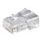 RJ45-Westernstecker für Rundkabel, 8 polig, RJ45-Stecker(8P8C)- VPE: 10