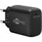 USB-C™ PD GaN Schnellladegerät (20 W) schwarz, schwarz- VPE: 1