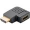 HDMI™-Winkeladapter 90° horizontal, 8K/60Hz- VPE: 1