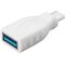 USB-C™/USB-A 3.0 OTG SuperSpeed-Adapter für Ladekabel, weiß- VPE: 1