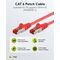 CAT 6 Patchkabel, S/FTP (PiMF), rot, 1m- VPE: 1