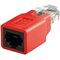 RJ45 Crossover-Modular-Adapter, CAT 5e- VPE: 1