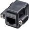 RJ45-Modularkupplung/Verbinder mit Montageflansch, CAT 5e- VPE: 1