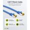 RJ45 Patchkabel CAT 6A S/FTP (PiMF), 500 MHz mit CAT 7 Rohkabel, blau, 0.25m- VPE: 1