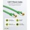 RJ45 Patchkabel CAT 6A S/FTP (PiMF), 500 MHz mit CAT 7 Rohkabel, grün, 1m- VPE: 1