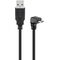 USB 2.0 Hi-Speed-Kabel 90°, schwarz, 1.8m- VPE: 1