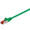 CAT 6 Patchkabel, S/FTP (PiMF), grün, 3m- VPE: 1