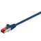 CAT 6 Patchkabel, S/FTP (PiMF), blau, 5m- VPE: 1