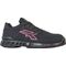 Damensicherheitsschuh MICHELLE Größe 39 schwarz/rosa S1P SRC ESD EN ISO 20345 Nylon U.POWER