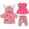 BABY born Mantel Set mit Kleid 43cm