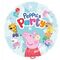 Folienballon Peppa Pig rund