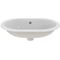 IDS Einbauwaschtisch CONNECT oval o HL m ÜL 620mm weiß IDEAL STANDARD