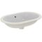 IDS Unterbauwaschtisch CONNECT oval 620mm weiß IDEAL STANDARD