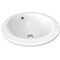 IDS Einbauwaschtisch CONNECT rund, ohne Hahnloch 380mm weiß IDEAL STANDARD