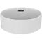 IDS Aufsatzwaschtisch STRADA II m ÜL o HL rund d= 380mm weiß IDEAL STANDARD