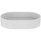 IDS Aufsatzwaschtisch STRADA II o ÜL oval 600x400mm weiß IDEAL STANDARD