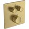 IDS UP-Brausethermostat Navigo CERATHERM 2 Verbraucher, eckig brushed gold IDEAL STANDARD