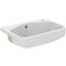 IDS Halbeinbau-Waschtisch i.life S m ÜL 1 Hahnloch 500x360x175mm weiß IDEAL STANDARD