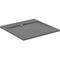 IDS Brausewanne Ultra Flat S i.life quadratisch 800x800x30mm Quarzgrau IDEAL STANDARD