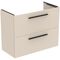 IDS Möbel-WT-Unterschrank i.life S 2 Auszüge 800x375x630mm Sandbeige matt IDEAL STANDARD