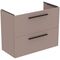 IDS Möbel-WT-Unterschrank i.life S 2 Auszüge 800x375x630mm Greige matt IDEAL STANDARD