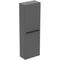 IDS Halbhochschrank i.life S 1 Tür, 400x210x1200mm Quarzgrau matt IDEAL STANDARD